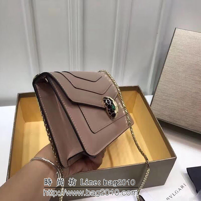 BVLGARI寶格麗 專櫃新款 蛇頭扣環 單層蛇頭包 鏈條單肩斜挎包 B39174 FYD1326